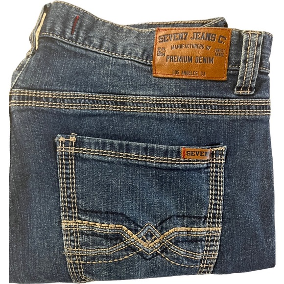 Seven7 Jeans Co Denim Jeans Size 36 X 30 - Picture 4 of 8
